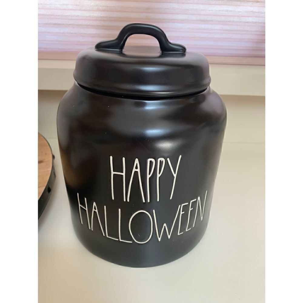 Rae Dunn Happy 
Halloween Canister